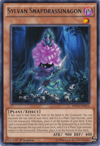 Sylvan Snapdrassinagon - MP15-EN014 Rare 1st Edition