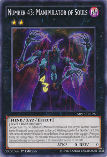Number 43: Manipulator of Souls - MP15-EN025 Common 1st Edition