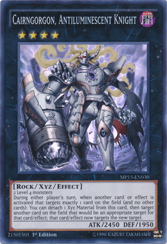 Cairngorgon, Antiluminescent Knight - MP15-EN030 Super Rare 1st Edition
