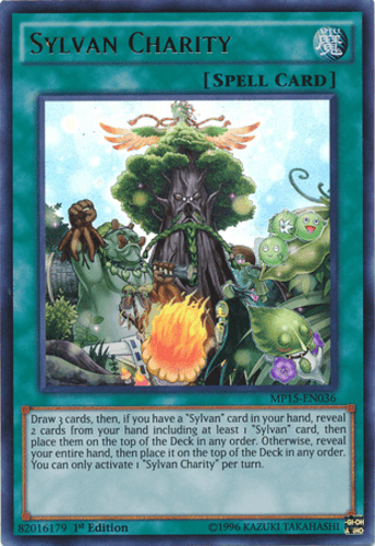 Sylvan Charity - MP15-EN036 Ultra Rare 1st Edition