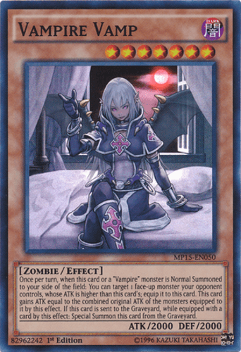 Vampire Vamp - MP15-EN050 Super Rare 1st Edition
