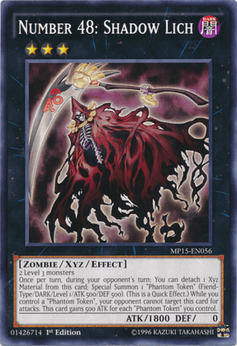 Number 48: Shadow Lich - MP15-EN056 Common 1st Edition