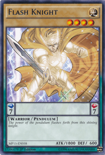 Flash Knight - MP15-EN058 Rare 1st Edition
