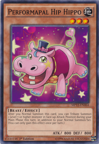Performapal Hip Hippo - MP15-EN064 Common 1st Edition