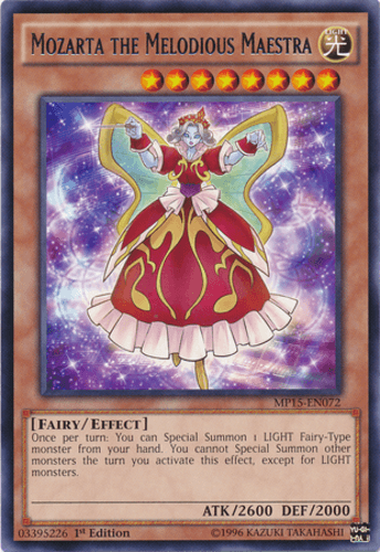 Mozarta the Melodious Maestra - MP15-EN072 Rare 1st Edition