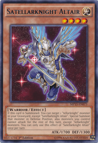 Satellarknight Altair - MP15-EN075 Rare 1st Edition