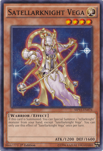 Satellarknight Vega - MP15-EN076 Common 1st Edition