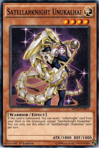 Satellarknight Unukalhai - MP15-EN077 Common 1st Edition