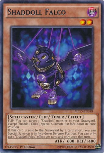 Shaddoll Falco - MP15-EN078 Rare 1st Edition