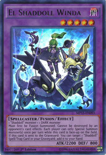 El Shaddoll Winda - MP15-EN093 Ultra Rare 1st Edition