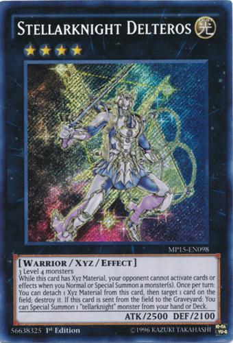 Stellarknight Delteros - MP15-EN098 Secret Rare 1st Edition