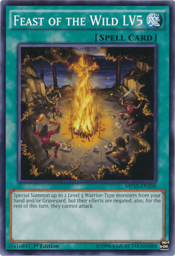 Feast of the Wild LV5 - MP15-EN100 Common 1st Edition