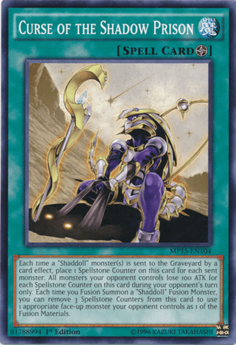 Curse of the Shadow Prison - MP15-EN104 Common 1st Edition