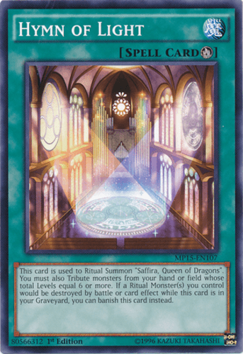 Hymn of Light - MP15-EN107 Common 1st Edition