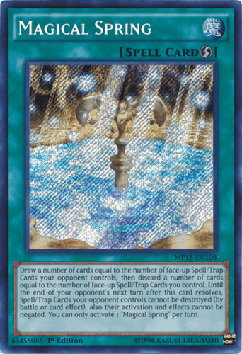 Magical Spring - MP15-EN108 Secret Rare 1st Edition