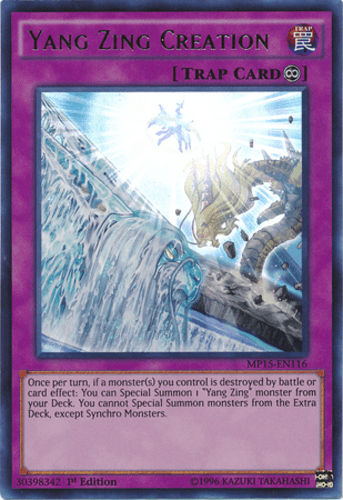 Yang Zing Creation - MP15-EN116 Ultra Rare 1st Edition