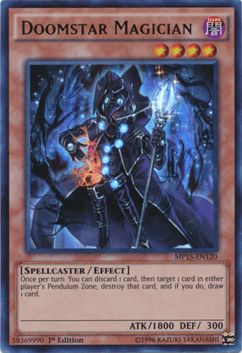 Doomstar Magician - MP15-EN120 Ultra Rare 1st Edition