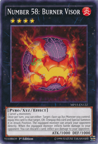 Number 58: Burner Visor - MP15-EN122 Common 1st Edition
