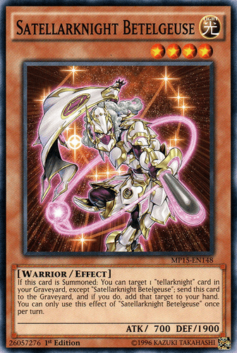 Satellarknight Betelgeuse - MP15-EN148 Common 1st Edition