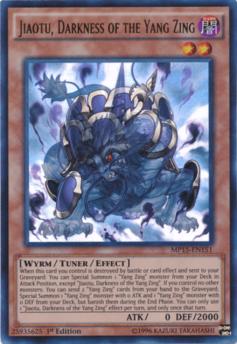 Jiaotu, Darkness of the Yang Zing - MP15-EN151 Ultra Rare 1st Edition