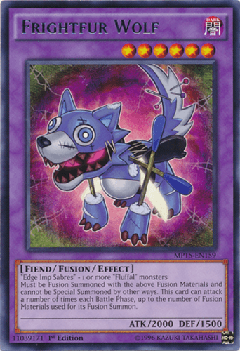 Frightfur Wolf - MP15-EN159 Rare 1st Edition