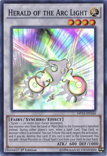Herald of the Arc Light - MP15-EN164 Super Rare 1st Edition