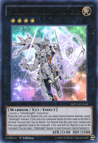Stellarknight Triverr - MP15-EN165 Ultra Rare 1st Edition