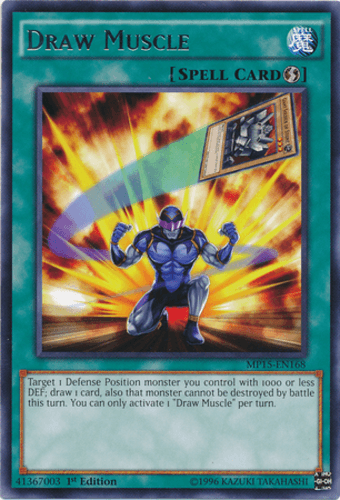 Draw Muscle - MP15-EN168 Rare 1st Edition