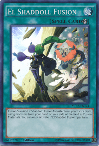 El Shaddoll Fusion - MP15-EN174 Super Rare 1st Edition