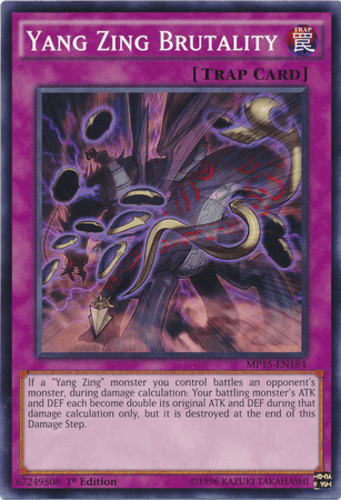 Yang Zing Brutality - MP15-EN184 Common 1st Edition