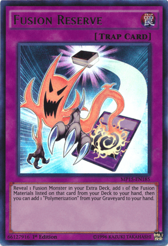Fusion Reserve - MP15-EN185 Ultra Rare 1st Edition