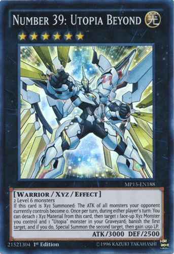 Number 39: Utopia Beyond - MP15-EN188 Super Rare 1st Edition