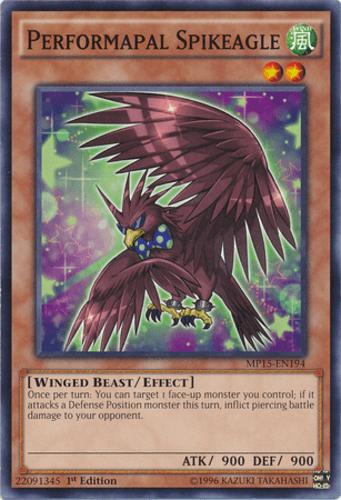 Performapal Spikeagle - MP15-EN194 Common 1st Edition