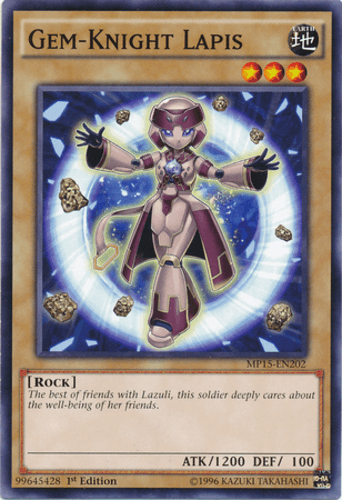 Gem-Knight Lapis - MP15-EN202 Common 1st Edition