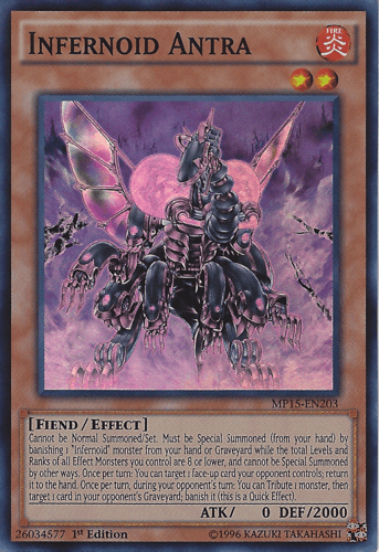 Infernoid Antra - MP15-EN203 Super Rare 1st Edition