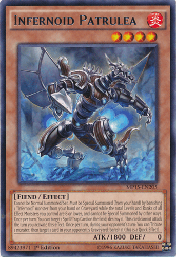 Infernoid Patrulea - MP15-EN205 Rare 1st Edition