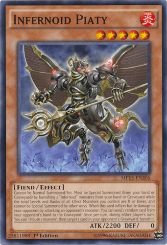 Infernoid Piaty - MP15-EN206 Common 1st Edition