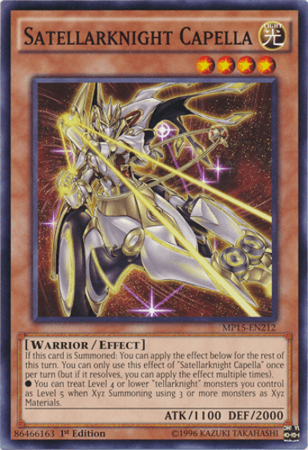 Satellarknight Capella - MP15-EN212 Common 1st Edition