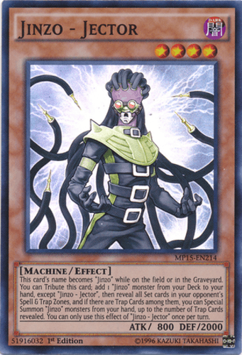 Jinzo - Jector - MP15-EN214 Super Rare 1st Edition