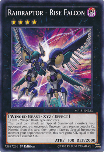 Raidraptor - Rise Falcon - MP15-EN223 Common 1st Edition