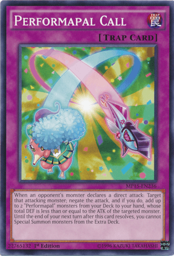 Performapal Call - MP15-EN236 Common 1st Edition