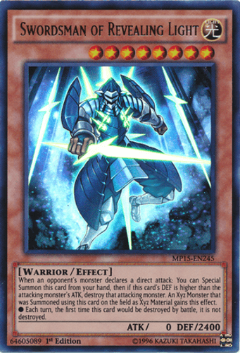 Swordsman of Revealing Light - MP15-EN245 Ultra Rare 1st Edition