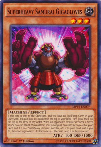 Superheavy Samurai Gigagloves - MP16-EN007 Common Unlimited