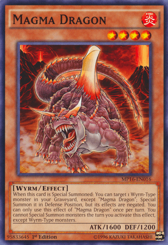 Magma Dragon - MP16-EN016 Common 1st Edition