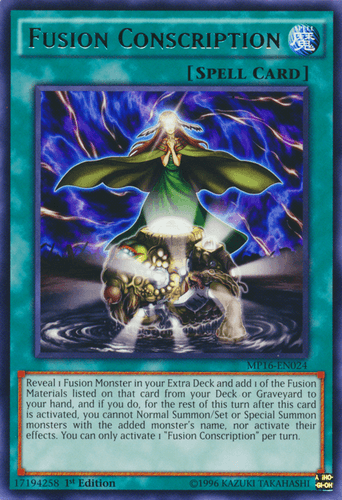 Fusion Conscription - MP16-EN024 Rare Unlimited