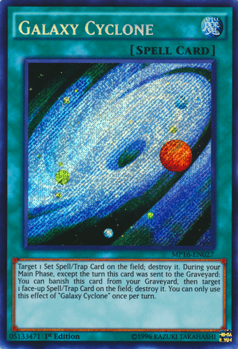 Galaxy Cyclone - MP16-EN027 Secret Rare Unlimited