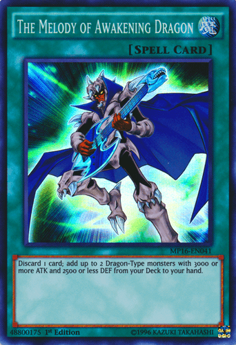 The Melody of Awakening Dragon - MP16-EN041 Super Rare Unlimited