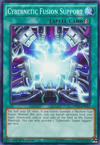 Cybernetic Fusion Support - MP16-EN042 Common Unlimited