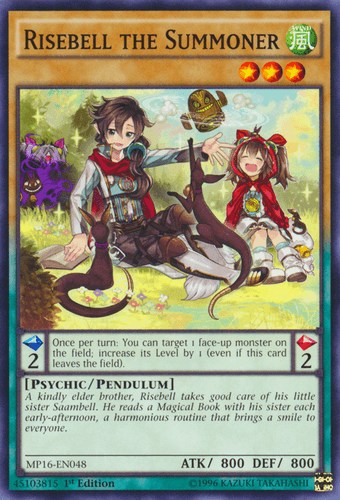 Risebell the Summoner - MP16-EN048 Common 1st Edition