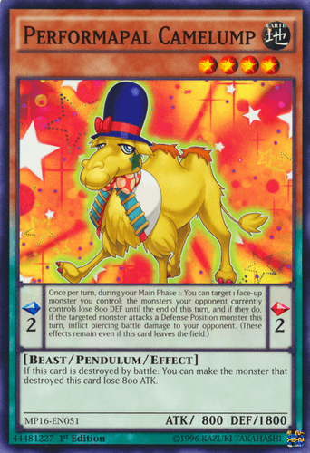 Performapal Camelump - MP16-EN051 Common Unlimited